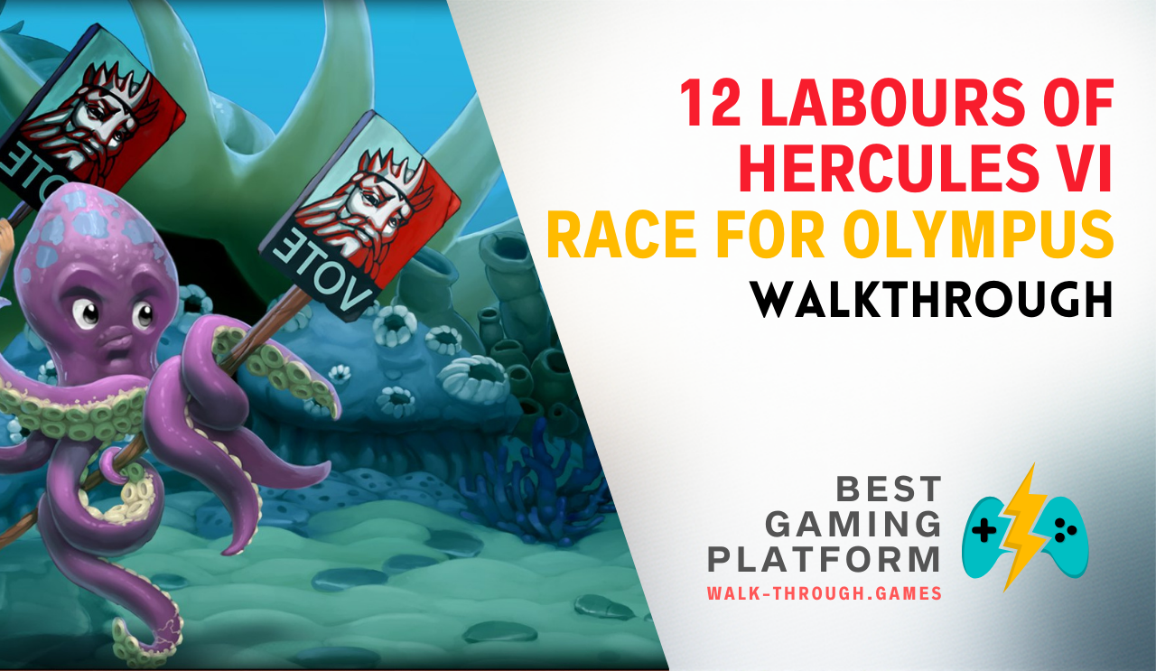 Complete video walkthrough and strategy guide for 12 Labours of Hercules VI: Race for Olympus, helping Hercules save Olympus and complete all levels.