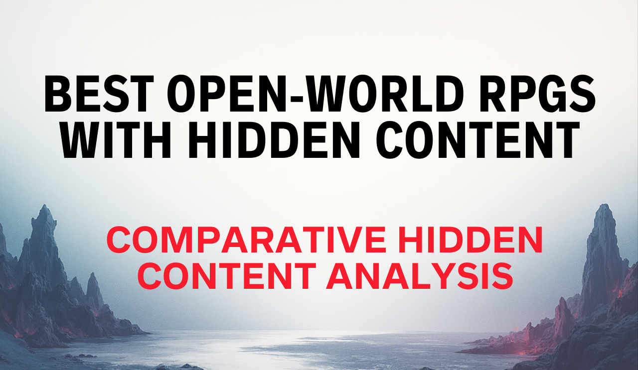 Detailed comparison of hidden content in Elden Ring (Mohgwyn Palace), Witcher 3 (Ciri's ending), Skyrim (Dragon Priest Masks), and New Vegas (Faction Bunkers).