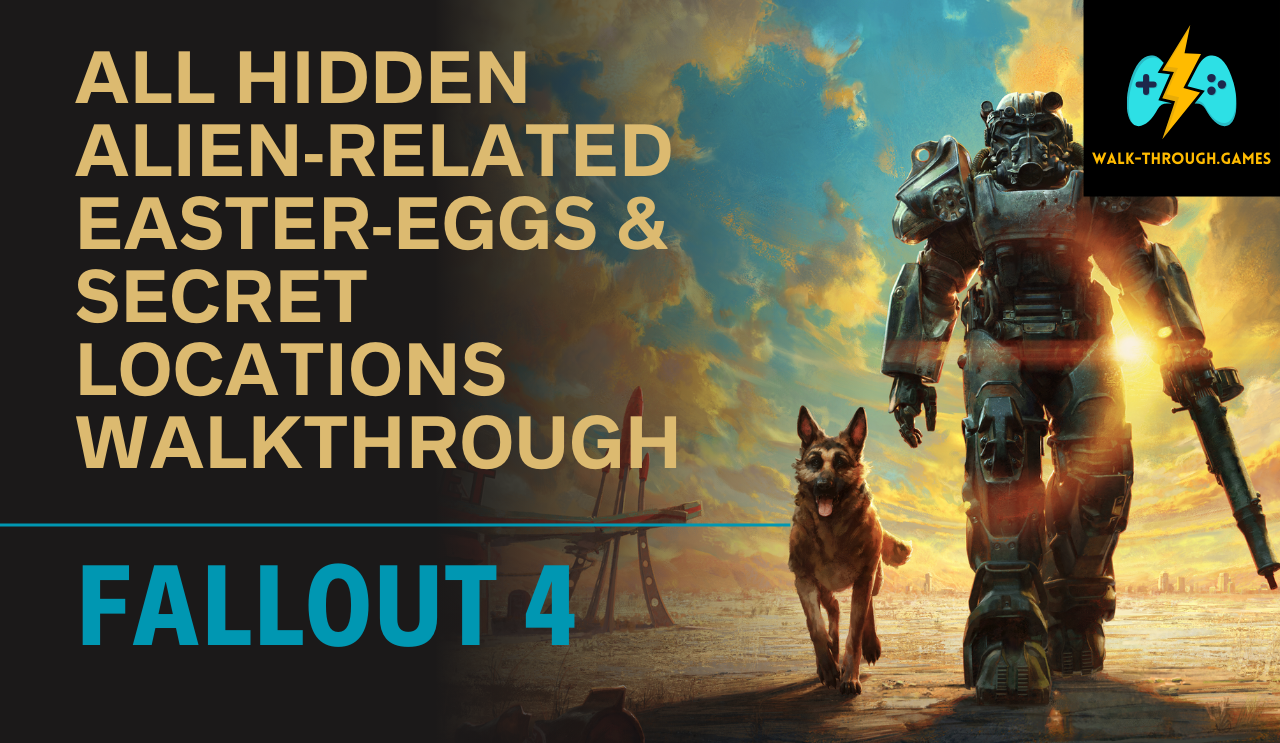 Discover all hidden alien Easter-eggs, secret labs, crashed UFOs, and rare weapons in Fallout 4 with this complete guide.