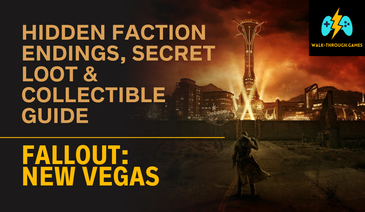 Essential walkthrough for securing the optimal secret endings for the Great Khans and Boomers, locating the Alien Blaster, and finding the Gobi Campaign Sniper Rifle in New Vegas.
