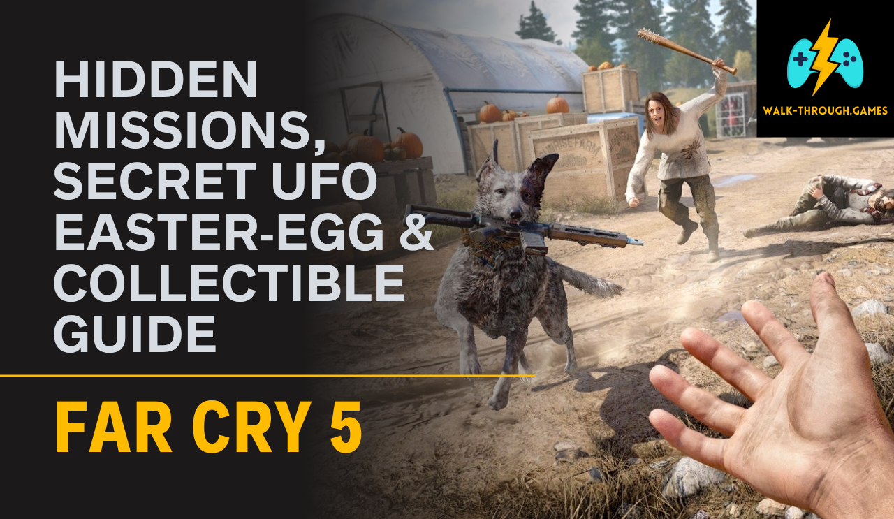 Essential walkthrough for finding the hidden Hangar 17 quest line, accessing secret Prepper Stashes, and solving the UFO crop circle mystery in Far Cry 5.