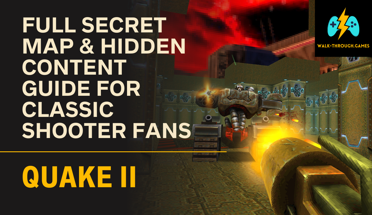 Unlock all hidden maps, secret weapons, and bonus areas in Quake II. Full walkthrough for secrets, power-ups, and easter-eggs.