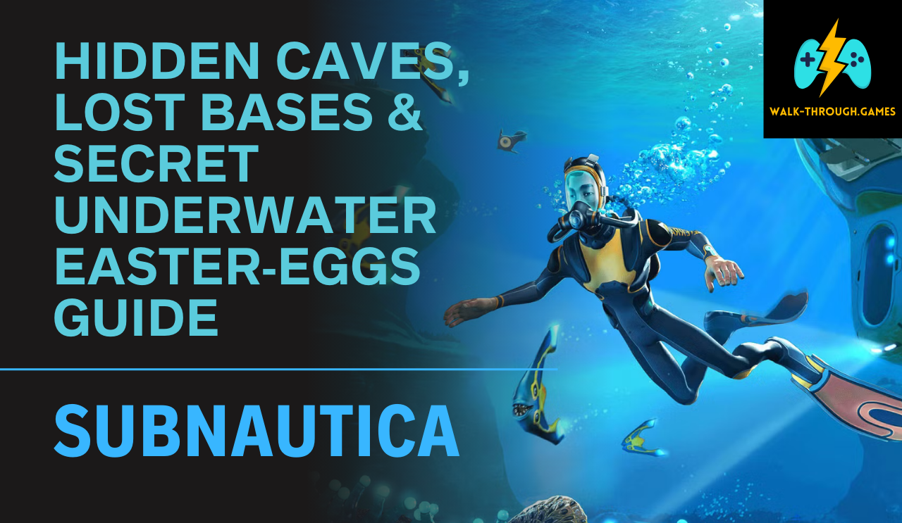 Discover Subnautica’s hidden caves, lost Degasi bases, alien labs, and underwater Easter-eggs with this full secrets guide.