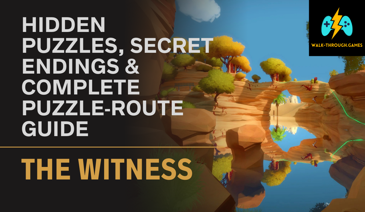 Discover hidden perspective puzzles, audio panels, obelisk secrets, and every secret ending in The Witness with this complete walkthrough.