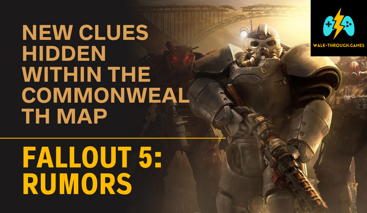 A close-up of a Pip-Boy displaying a map of San Francisco, overlaid on the ruined streets of Boston. Text: "HIDDEN IN PLAIN SIGHT".